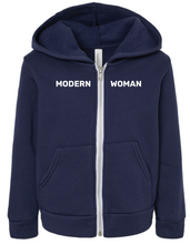 Load image into Gallery viewer, Modern Woman Full Zip Toddler/Youth Hoodie
