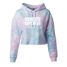 Load image into Gallery viewer, Crossfit Superfly White | Cropped Hoodie