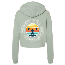 Load image into Gallery viewer, Crossfit Superfly White | Cropped Hoodie