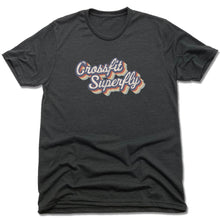 Load image into Gallery viewer, Crossfit Superfly Retro Color | Recycled Tri-Blend Tee