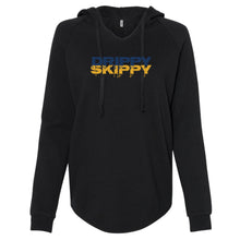 Load image into Gallery viewer, Drippy Skippy Color Logo | Ladies' WAVE WASH HOODED PULLOVER