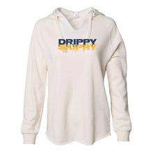 Load image into Gallery viewer, Drippy Skippy Color Logo | Ladies' WAVE WASH HOODED PULLOVER