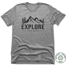 Load image into Gallery viewer, Explore - Unisex Recycled Tri-Blend T-shirt