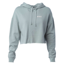 Load image into Gallery viewer, MWE Embroidered Cropped Hoodie