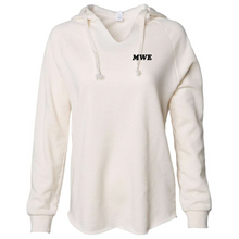 Load image into Gallery viewer, MWE Embroidered WAVE WASH HOODED PULLOVER