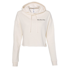 Load image into Gallery viewer, Modern Woman Energy Embroidered Cropped Hoodie
