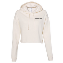 Load image into Gallery viewer, Modern Woman Energy Embroidered Cropped Hoodie