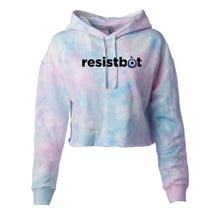 Load image into Gallery viewer, Resistbot Logo Black | Cropped Hoodie