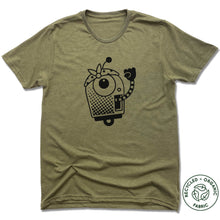 Load image into Gallery viewer, Resistbot Black Robot | Recycled Tri-Blend Tee