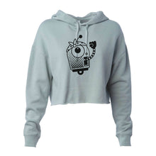 Load image into Gallery viewer, Resistbot Black Robot | Cropped Hoodie