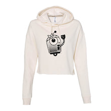 Load image into Gallery viewer, Resistbot Black Robot | Cropped Hoodie