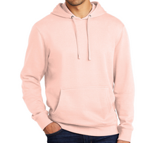 Load image into Gallery viewer, Fleece Hoodie - Rosewater Pink | Pretty Messed Up back print