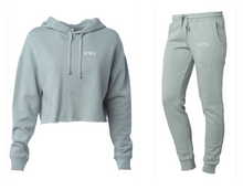 Load image into Gallery viewer, MWE Embroidered Cropped Hoodie and Jogger Set