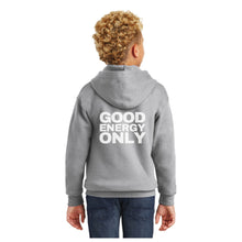 Load image into Gallery viewer, It's a Vibe + Good Energy Only | Youth Zip Hoodie