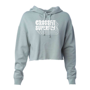Crossfit Superfly White | Cropped Hoodie