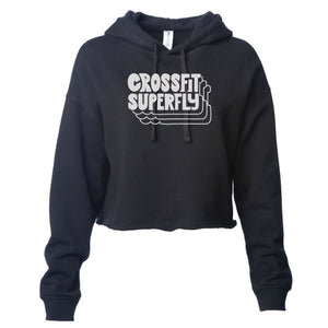 Crossfit Superfly White | Cropped Hoodie