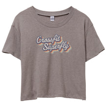 Load image into Gallery viewer, Crossfit Superfly Retro Color | Cropped T-Shirt
