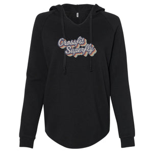 Crossfit Superfly Retro Color | Ladies' WAVE WASH HOODED PULLOVER