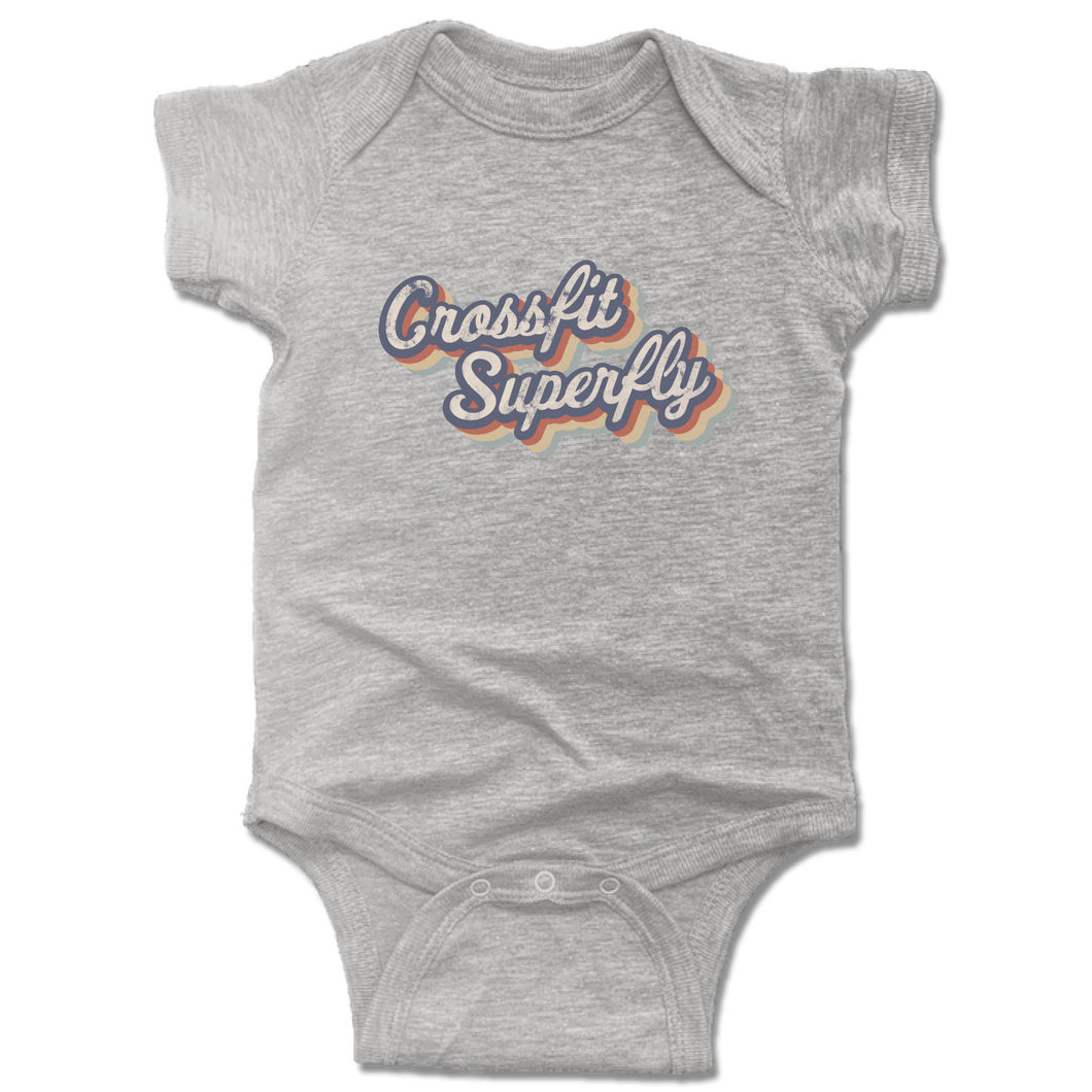 Crossfit Superfly Retro Color | Infant Onesie