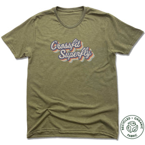 Crossfit Superfly Retro Color | Recycled Tri-Blend Tee
