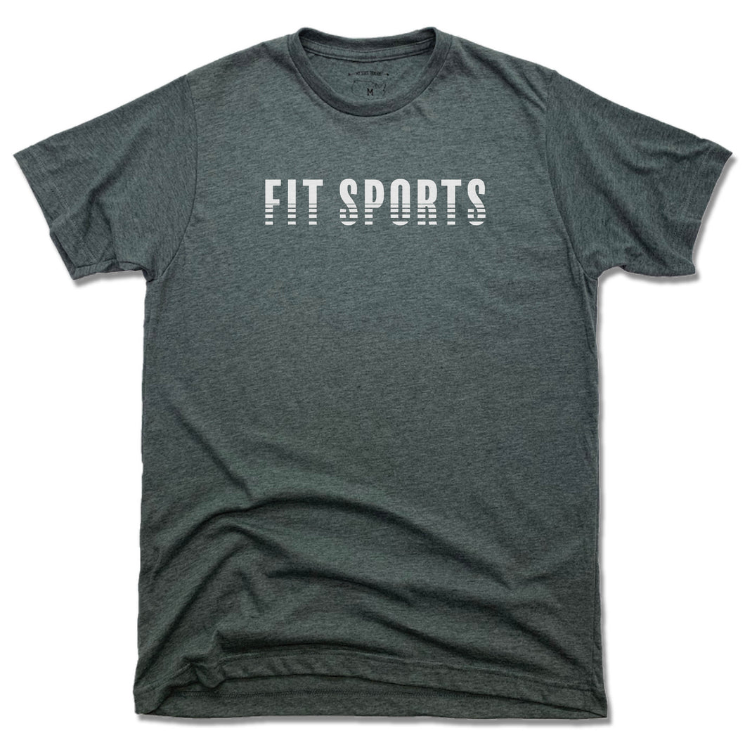 Fit Sports White Logo | Soft Basic Tee