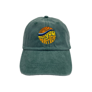 YOU MATTER | EMBROIDERED FRST GREEN HAT