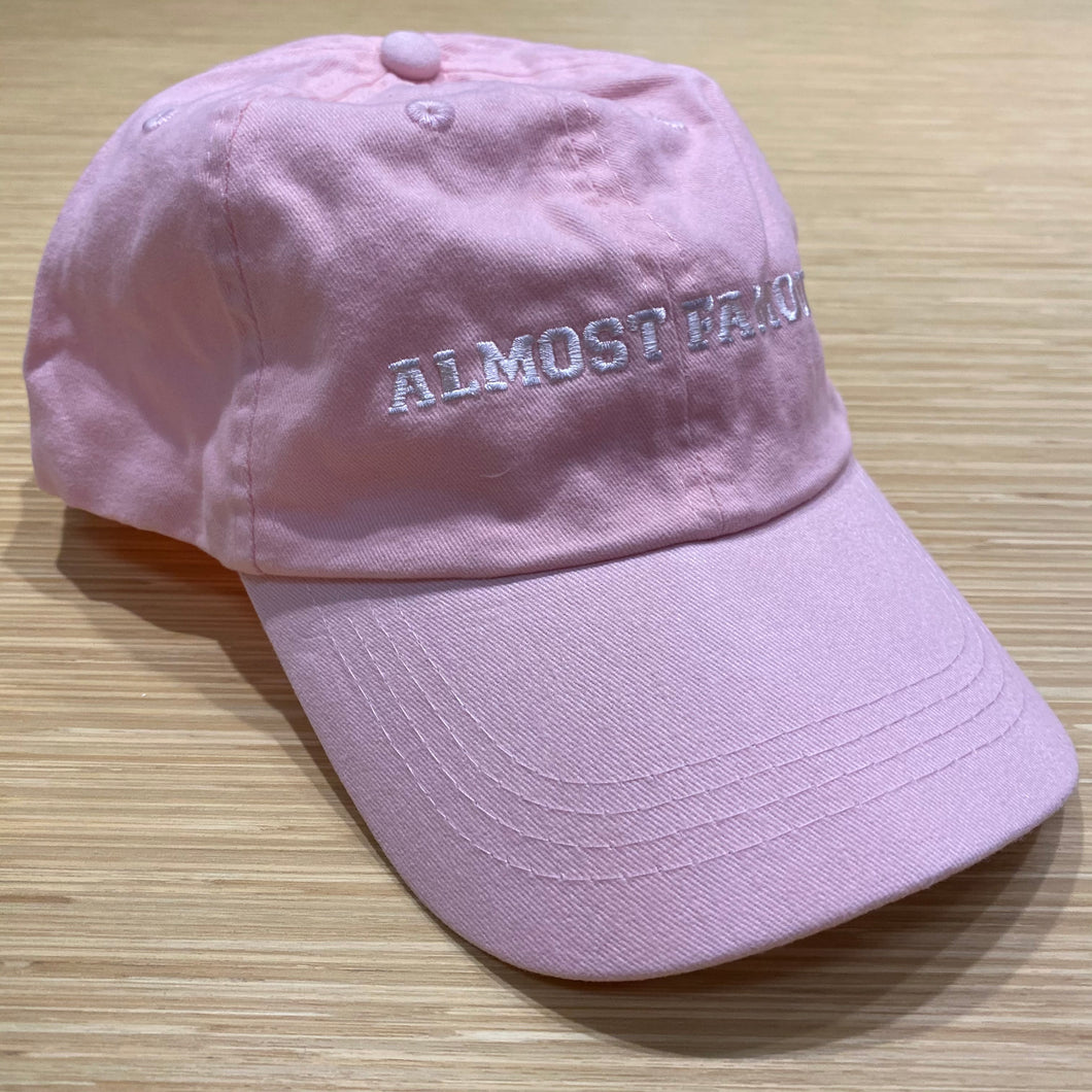 Almost Famous | EMBROIDERED Cotton Twill Pink HAT