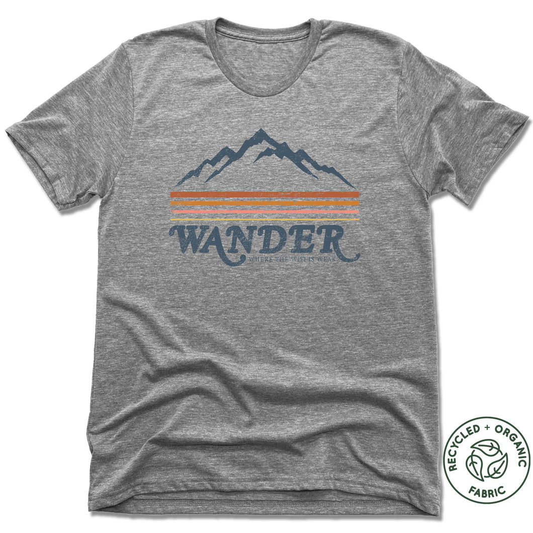 WANDER | UNISEX Recycled Tri-Blend | Gray