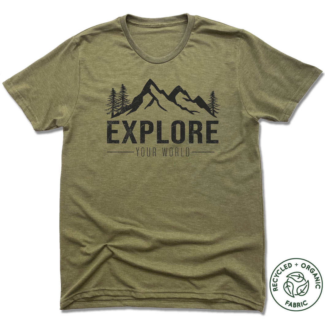 Explore - Unisex Recycled Tri-Blend T-shirt
