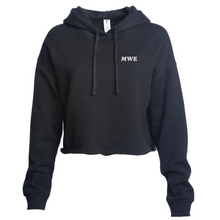 Load image into Gallery viewer, MWE Embroidered Cropped Hoodie
