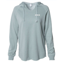 Load image into Gallery viewer, MWE Embroidered WAVE WASH HOODED PULLOVER
