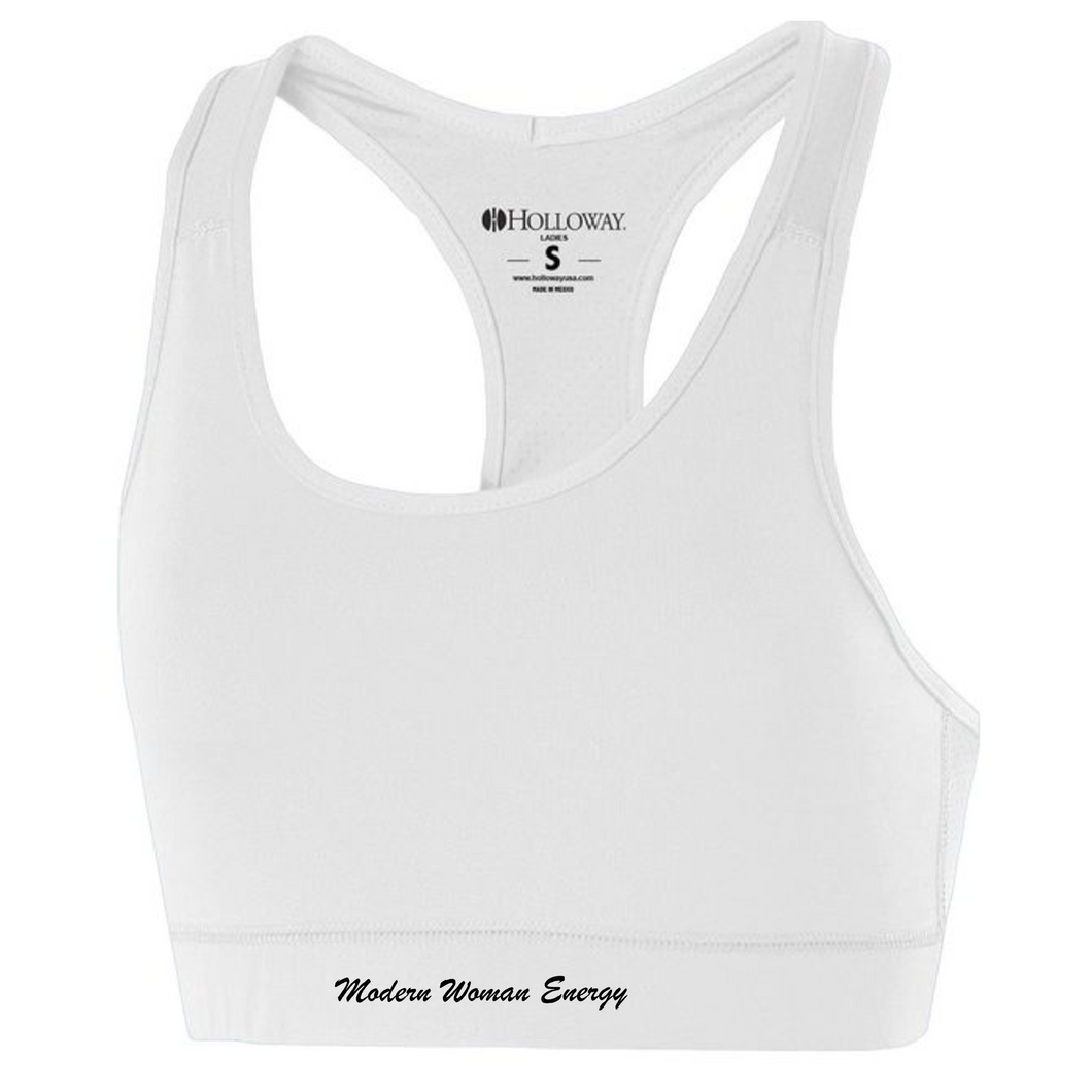 MODERN WOMAN ENERGY EMBROIDERED SPORTS BRA