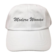 Load image into Gallery viewer, Modern Woman Script EMBROIDERED Cotton Twill HAT
