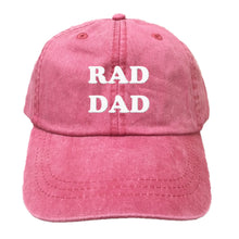 Load image into Gallery viewer, RAD DAD EMBROIDERED Cotton Twill HAT
