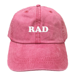 RAD EMBROIDERED Cotton Twill HAT