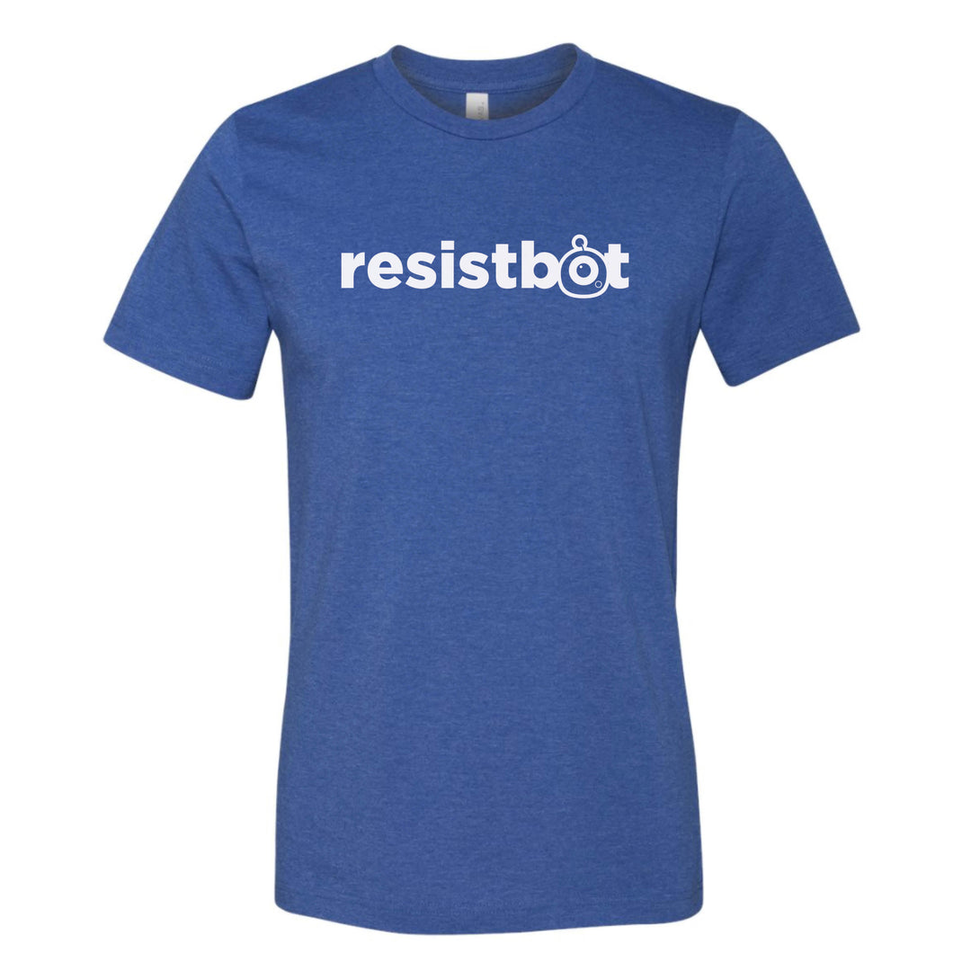 Resistbot Logo White | Bella Soft Tee