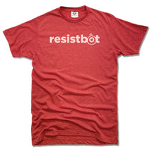 Load image into Gallery viewer, Resistbot Logo White | Soft Basic Tee
