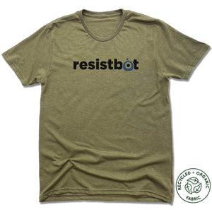 Resistbot Logo Black | Recycled Tri-Blend Tee