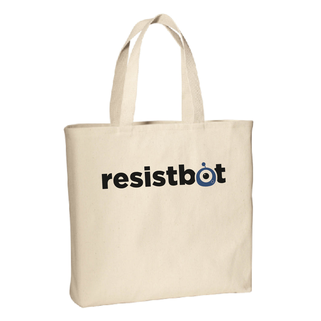 Resistbot Logo Black | Tote Bag