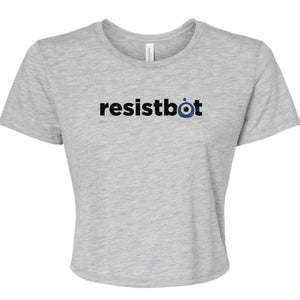 Resistbot Logo Black | Cropped T-Shirt