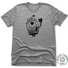 Load image into Gallery viewer, Resistbot Black Robot | Recycled Tri-Blend Tee
