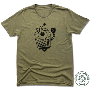 Resistbot Black Robot | Recycled Tri-Blend Tee