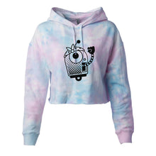 Load image into Gallery viewer, Resistbot Black Robot | Cropped Hoodie
