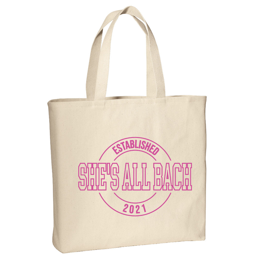 SHE'S ALL BACH - TOTE BAG