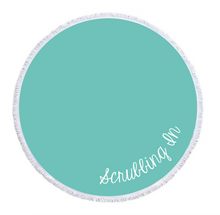 Load image into Gallery viewer, Scrubbing In - Circle Beach Towel - Teal
