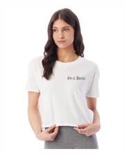 I'm a Becca - Scrubbing In T-shirt - White