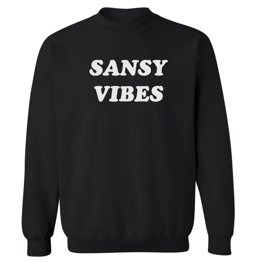 Sansy Vibes Basic Crew Neck SWEATSHIRT