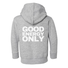 Load image into Gallery viewer, It&#39;s a Vibe + Good Energy Only | Toddler Zip Hoodie
