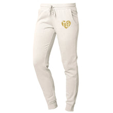 Load image into Gallery viewer, Tavin TL3 White | Ladies&#39; Fleece Joggers
