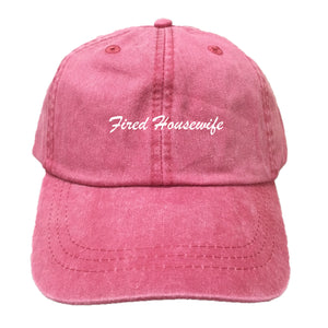 Fired Housewife - Embroidered | Cotton Twill Dad Cap